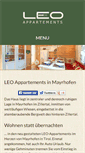 Mobile Screenshot of leo-appartements.at